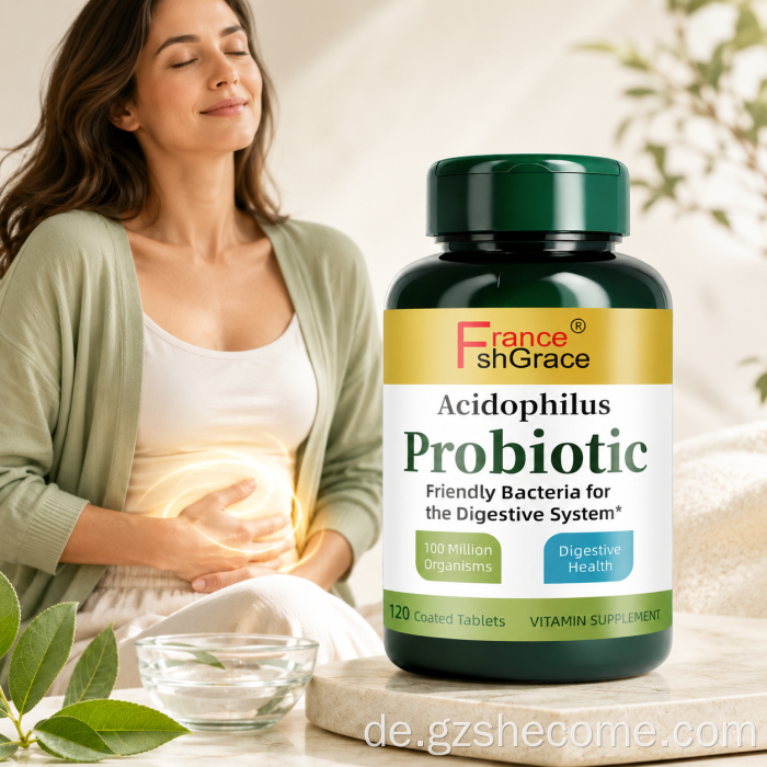 Shecome Acidophilus Probiotische Tabletten für die Verdauungsgesundheit